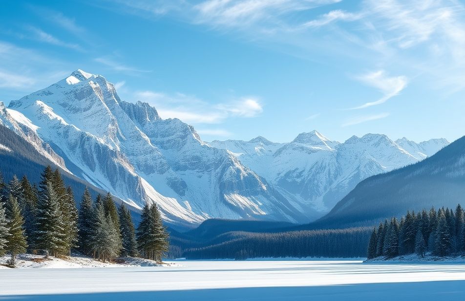 Winter Mountain Wallpaper