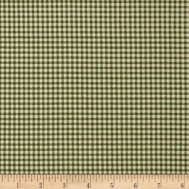 Home Fashions Madrid Check Fabric In New Green Per Yard