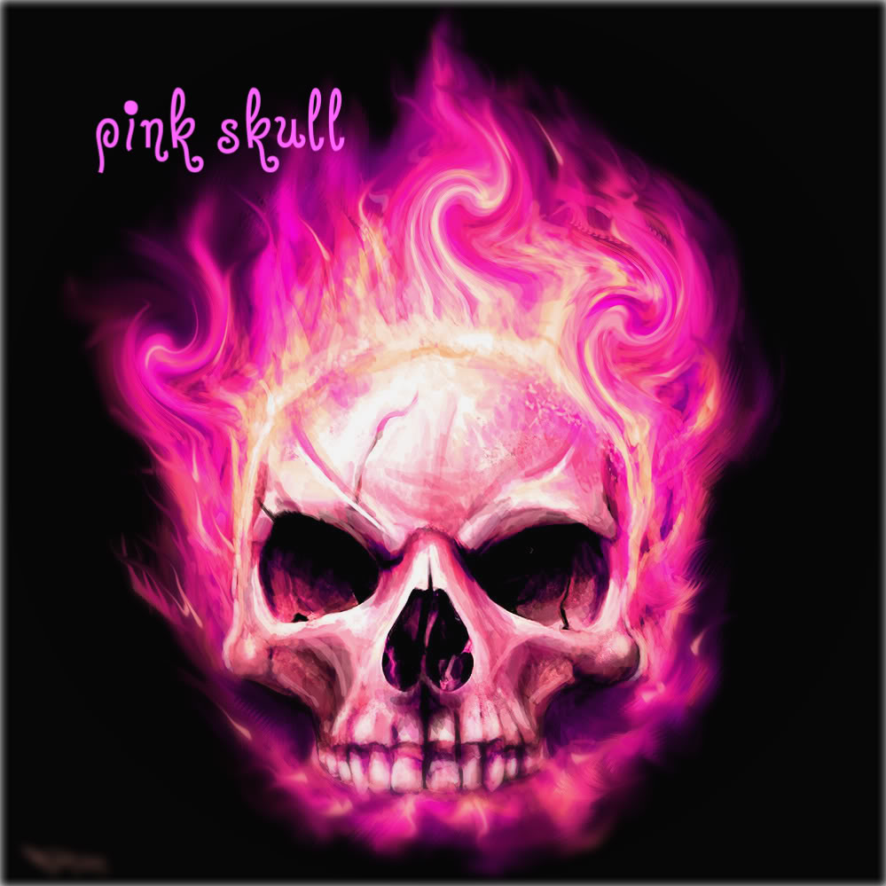 Pink Fire Skull Image Pictures Becuo