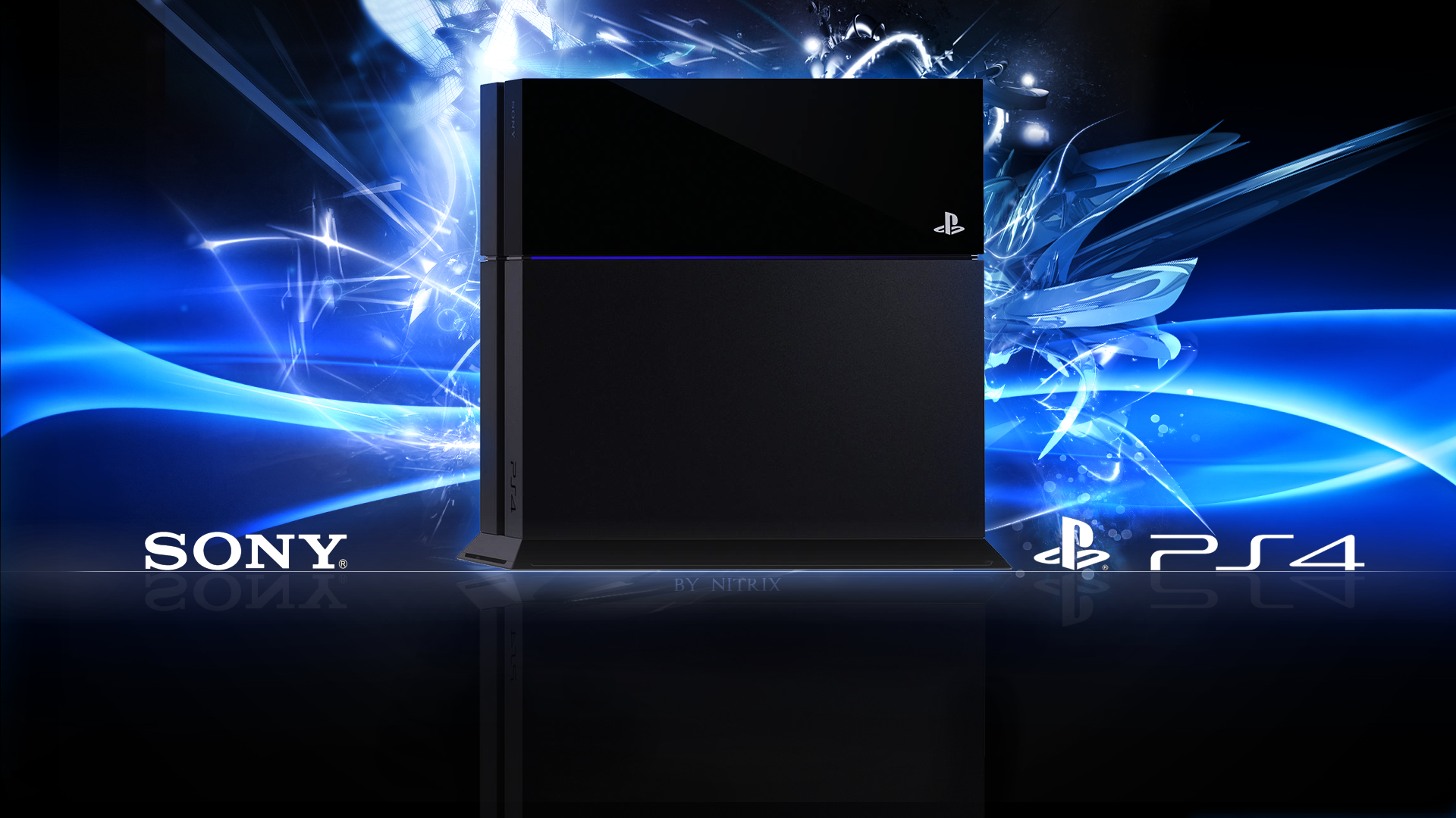 Abstract Ps4 Wallpaper By Nitr1x
