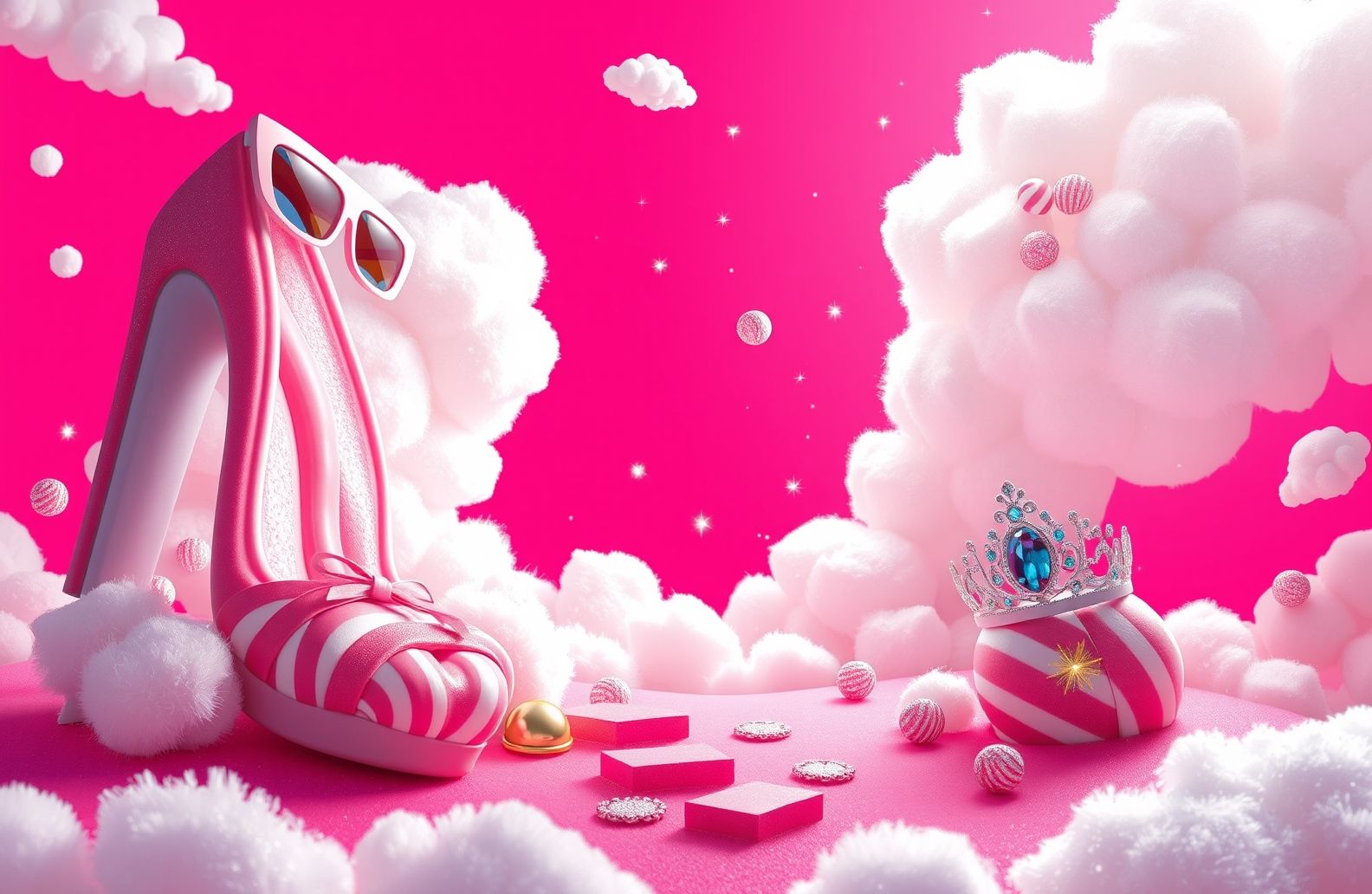 Barbie Pink Background