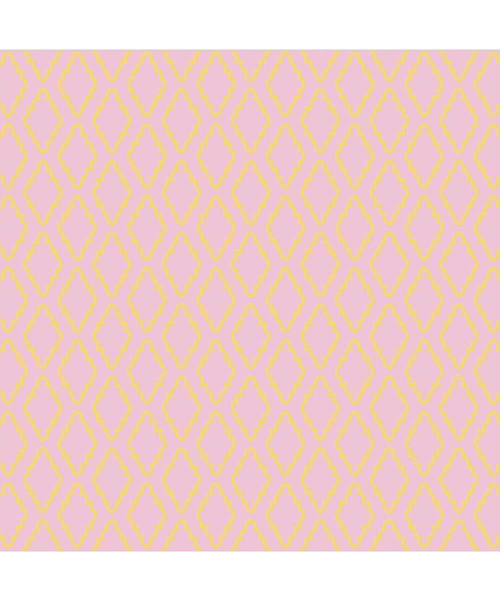 Wallcandy Arts Pink Yellow Baroque Removable Wallpaper Kit Zulily