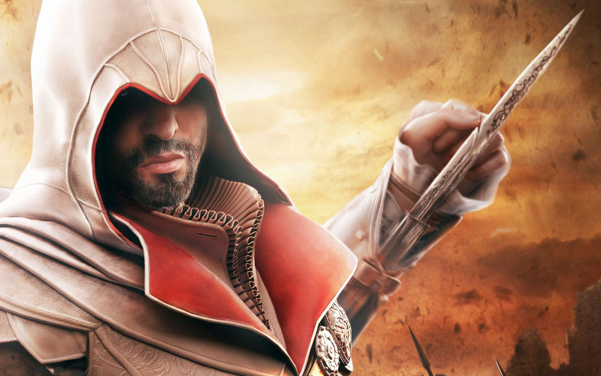 Ezio Assassins Creed Brotherhood Game HD Wallpaper
