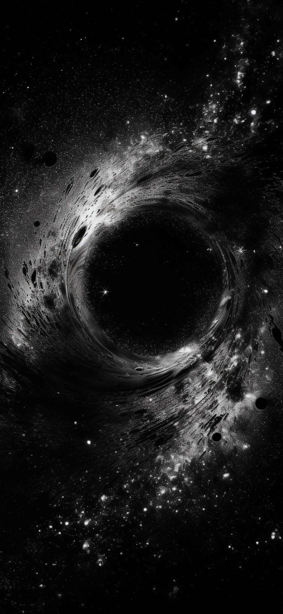 Black Hole Aesthetic Wallpaper