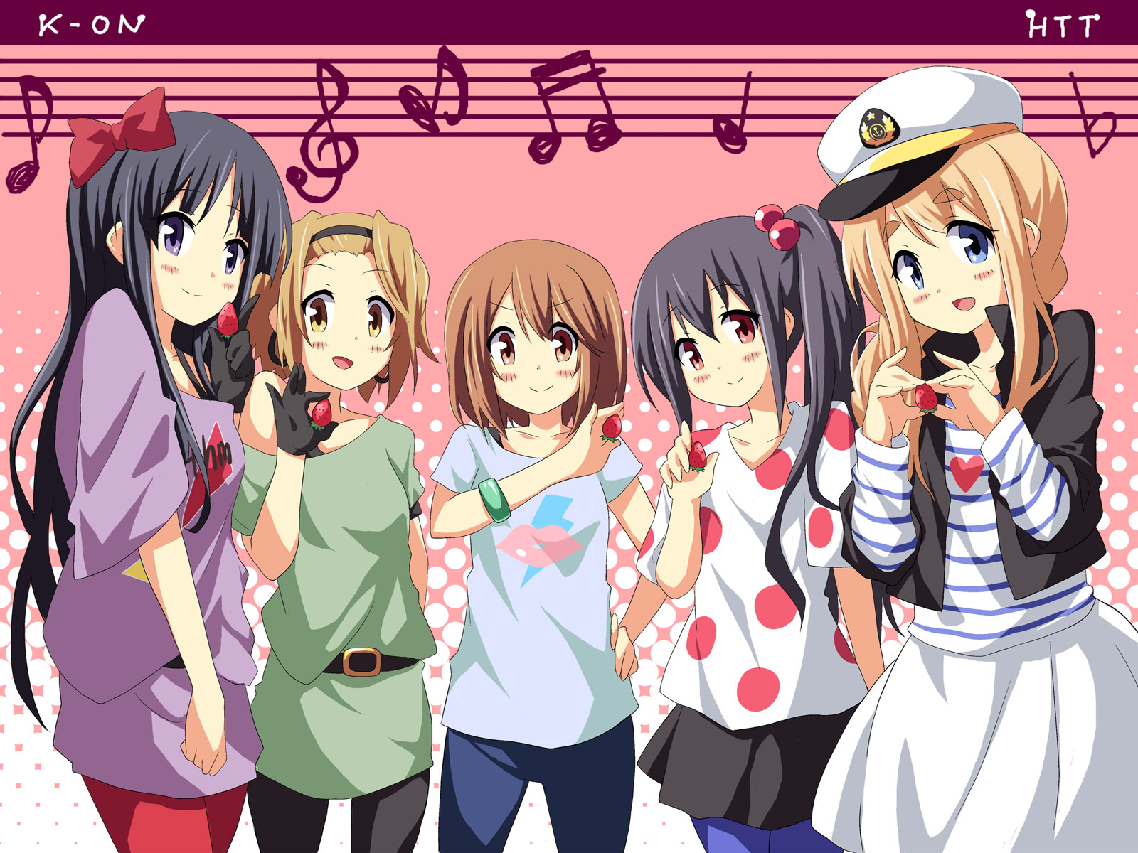 Akiyama Mio Hirasawa Yui K On Kotobuki Tsumugi Nakano Azusa