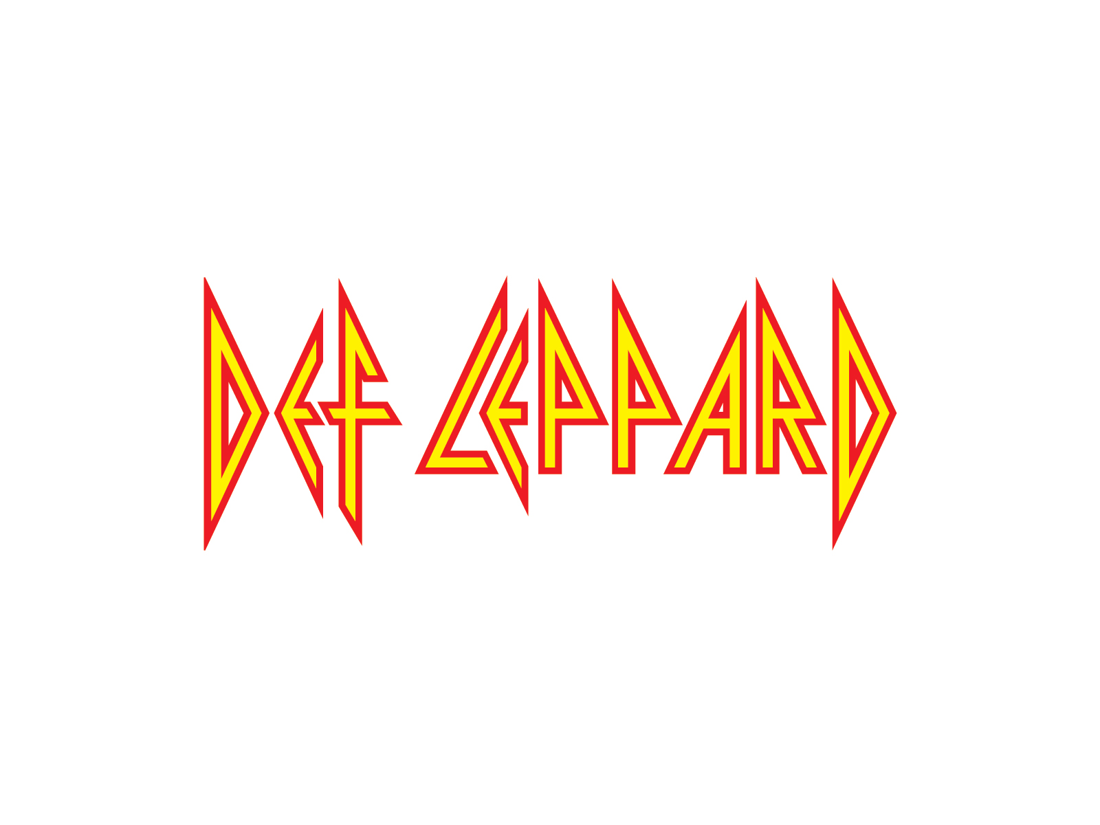 Def Leppard Logo And Wallpaper Band Logos Rock Metal