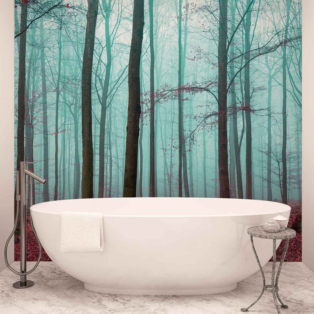 Details About Wall Mural Photo Wallpaper Xxl Nature Wood Forest