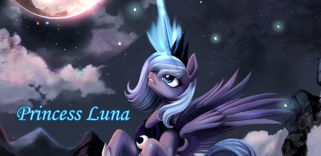 Live Wallpaper HD Princess Luna My Little Pony Anime
