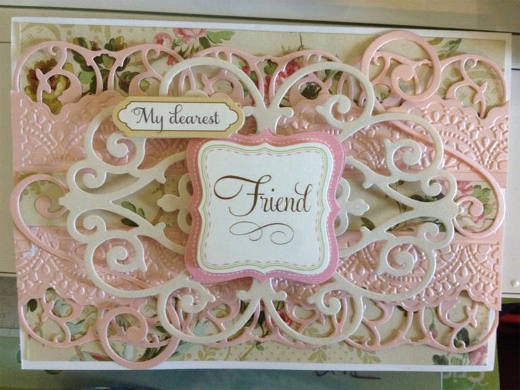 Card Made Using Ag Die Cuts And Embossing Folders Gorgeous