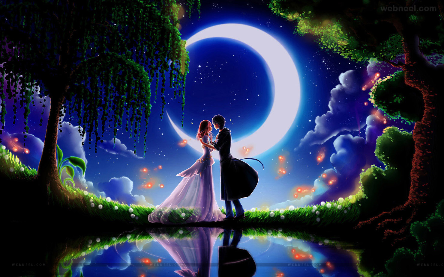 Moonlight Kiss Wallpaper O