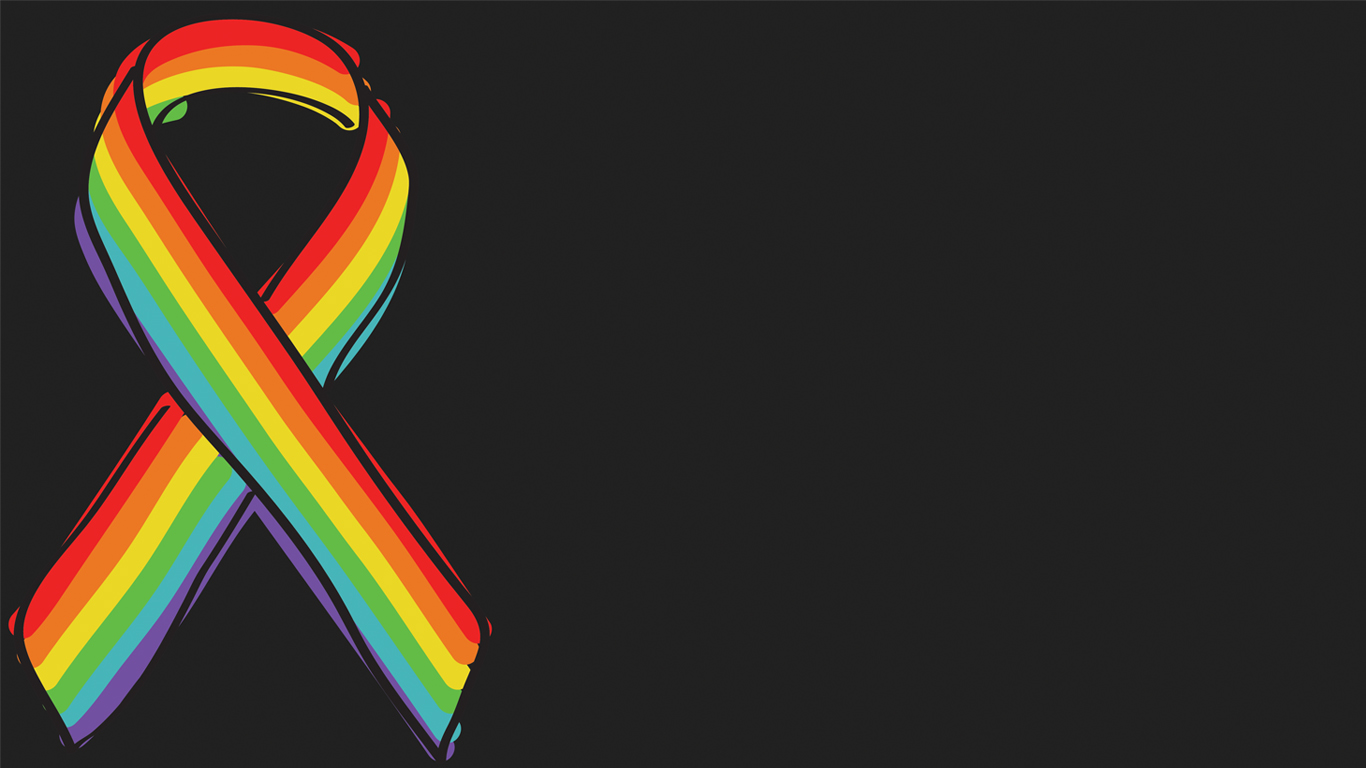Gay Pride Ribbon By Alexsimon9797