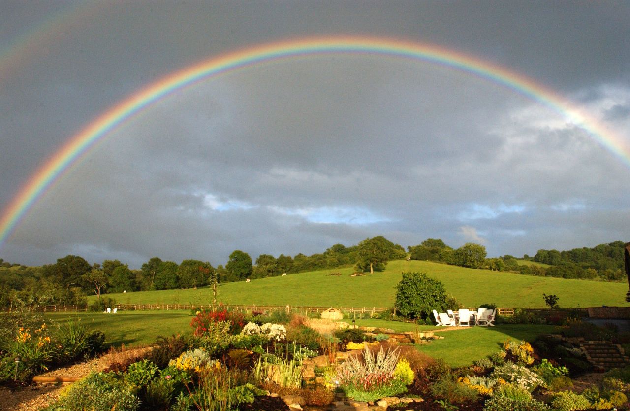 Unseen Desktop Widescreen Nature Wallpaper Rainbow Landscape