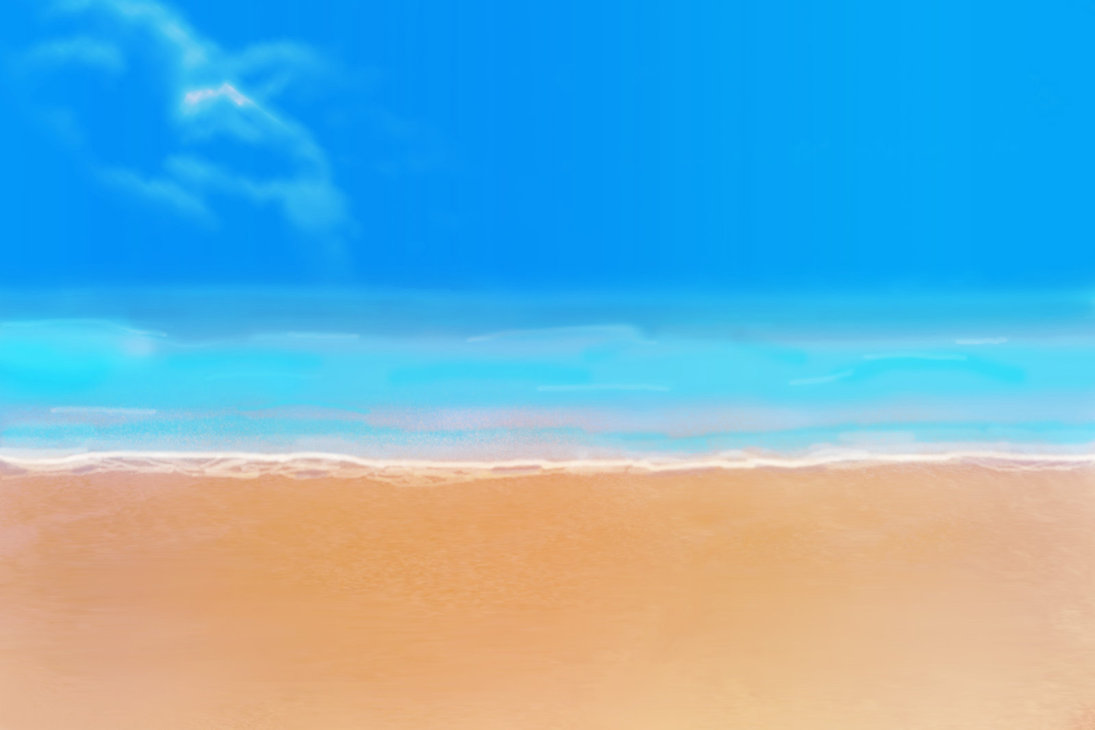 Anime Style Background   Beach by FireSnake666 on