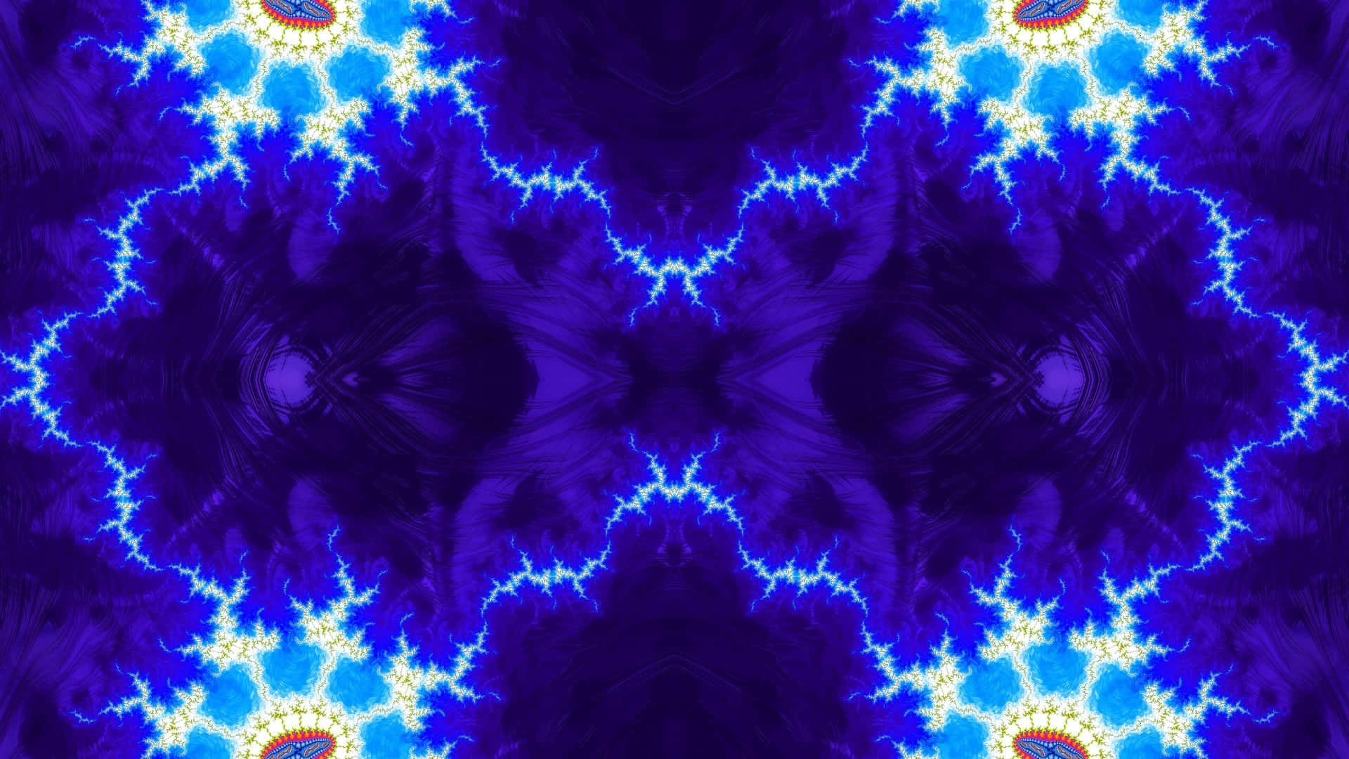 Trippy Dark Blue Aesthetic Wallpaper