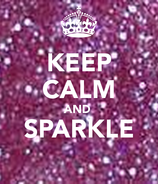 Keep Calm And Sparkle Carry On Image Generator