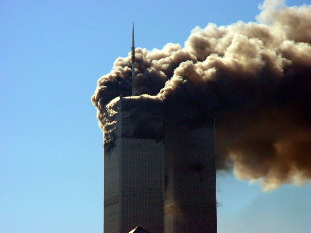 First Airplane Crash To The World Trade Center New York Sept