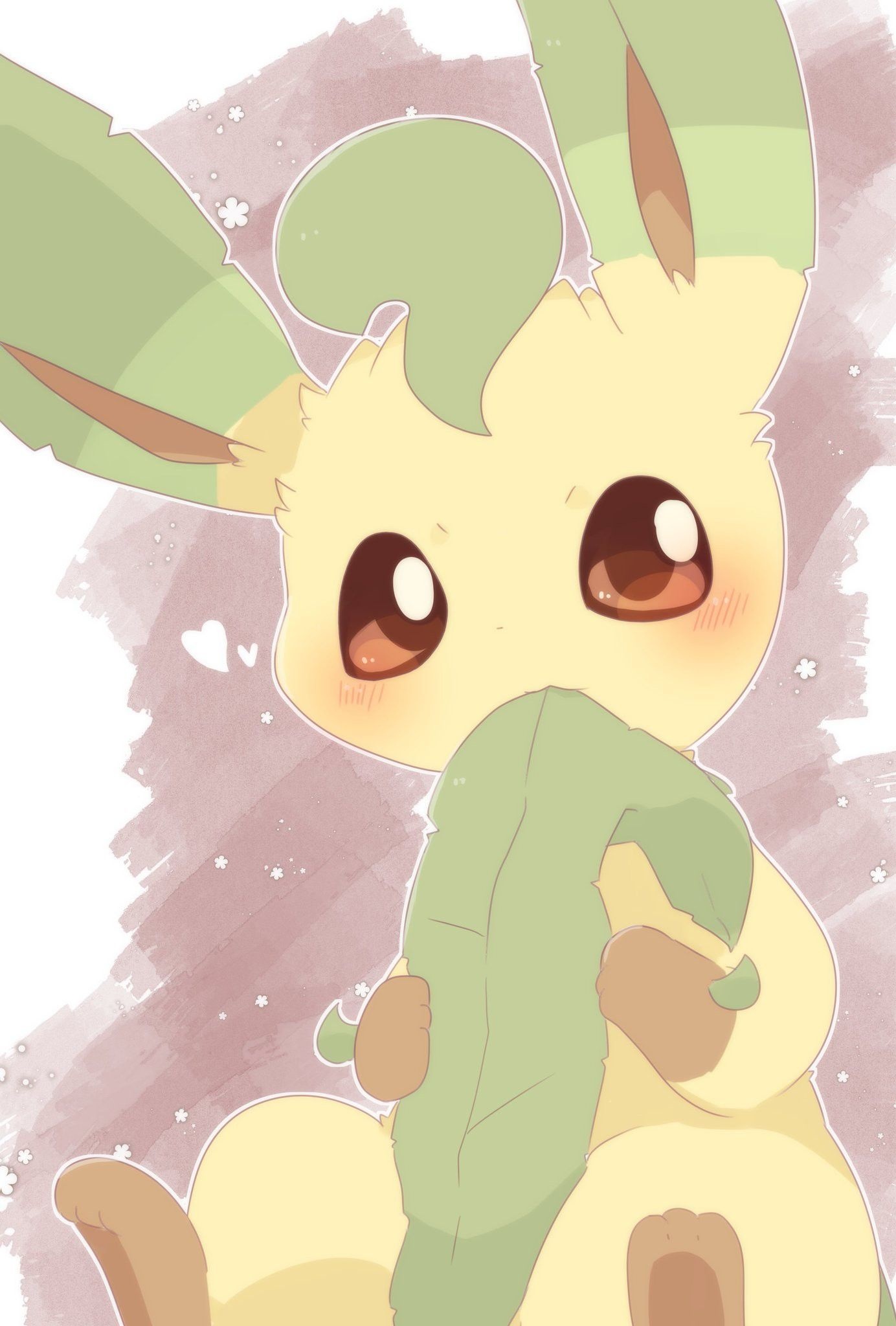 Leafeon Phone Wallpaper