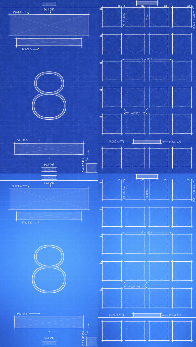 iPhone Wallpaper Blueprint Ios
