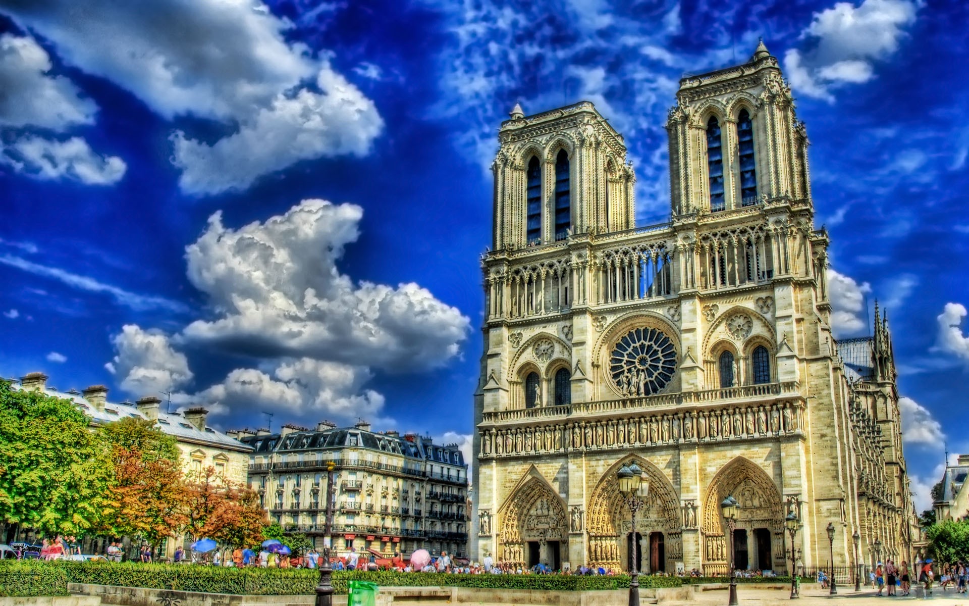 Notre Dame De Paris HD Wallpaper Background Image