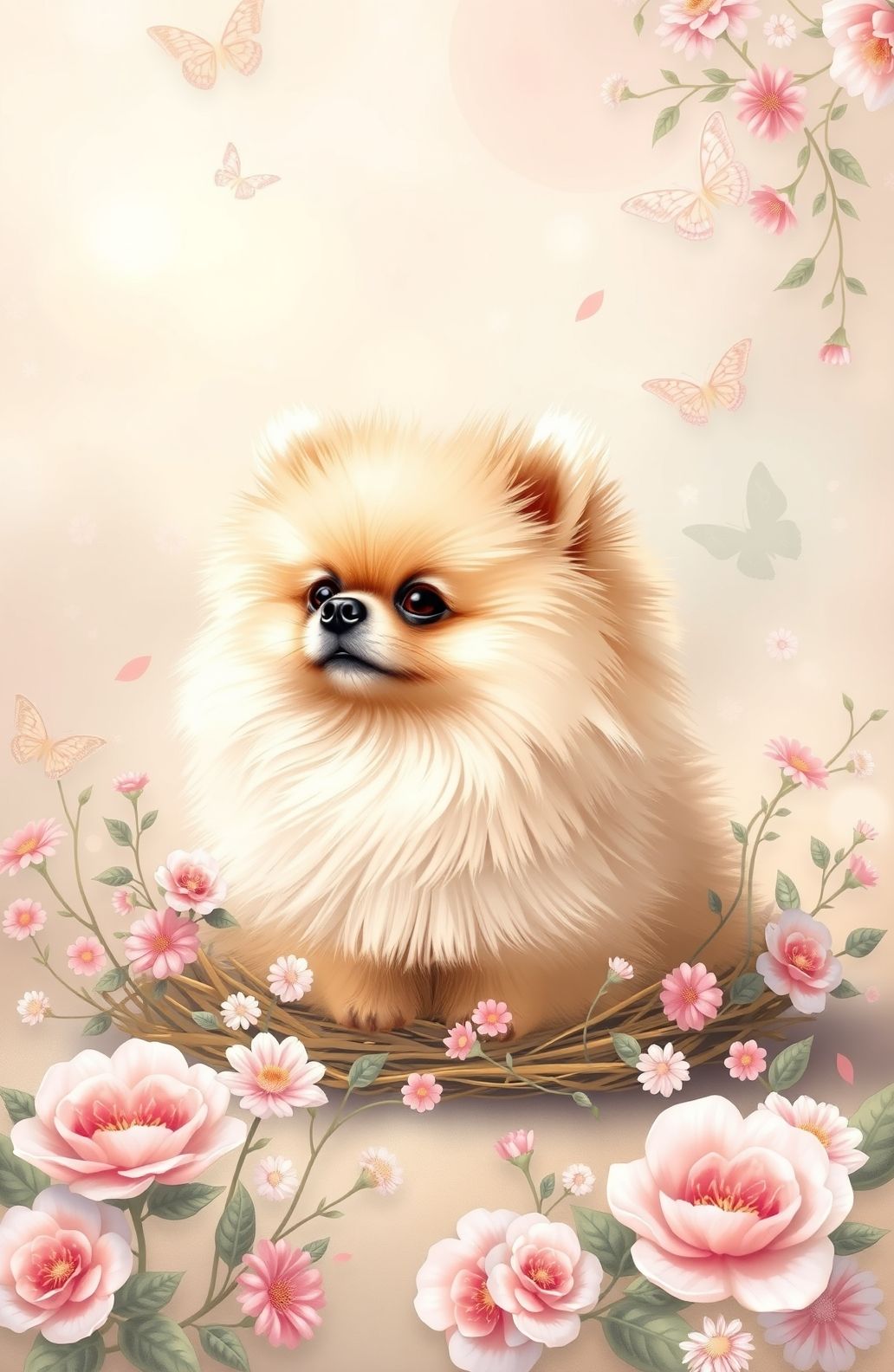 Teacup Pomeranian Wallpaper