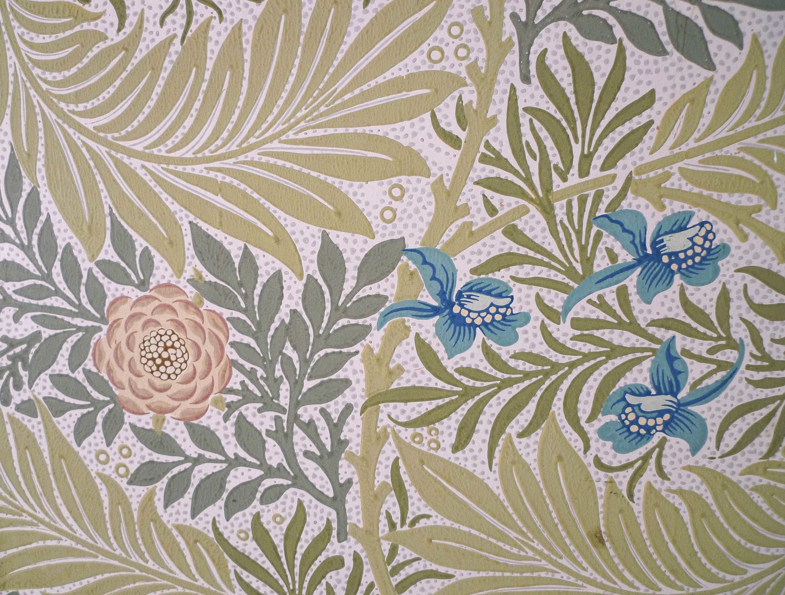 Arts And Crafts Movement Wallpaper Whispering Women William
