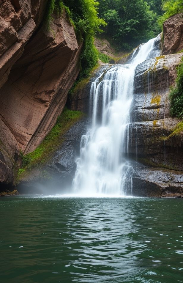 Waterfall Wallpaper With Sound
