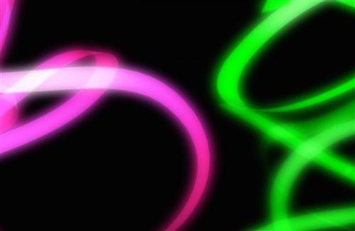 Pink And Green Abstract HD Wallpaper