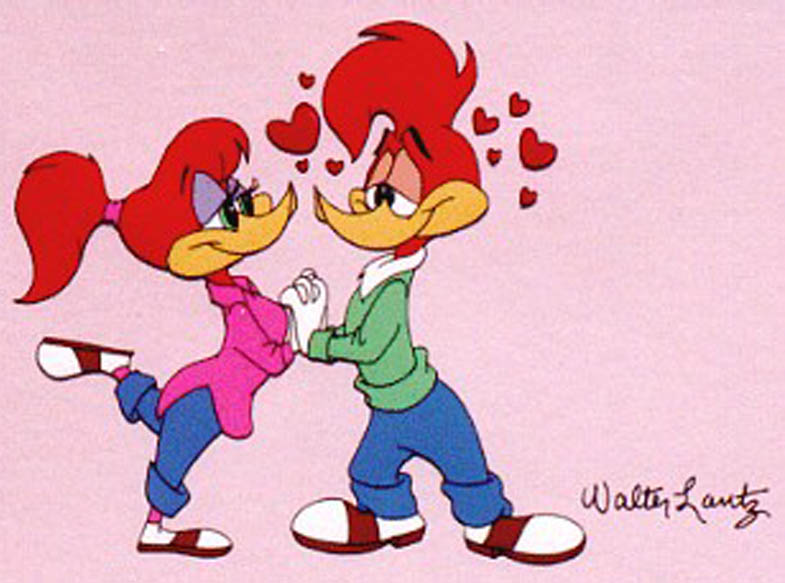 Disney Pictures Couple Winnie And Woody Woodpecker Wallpaper