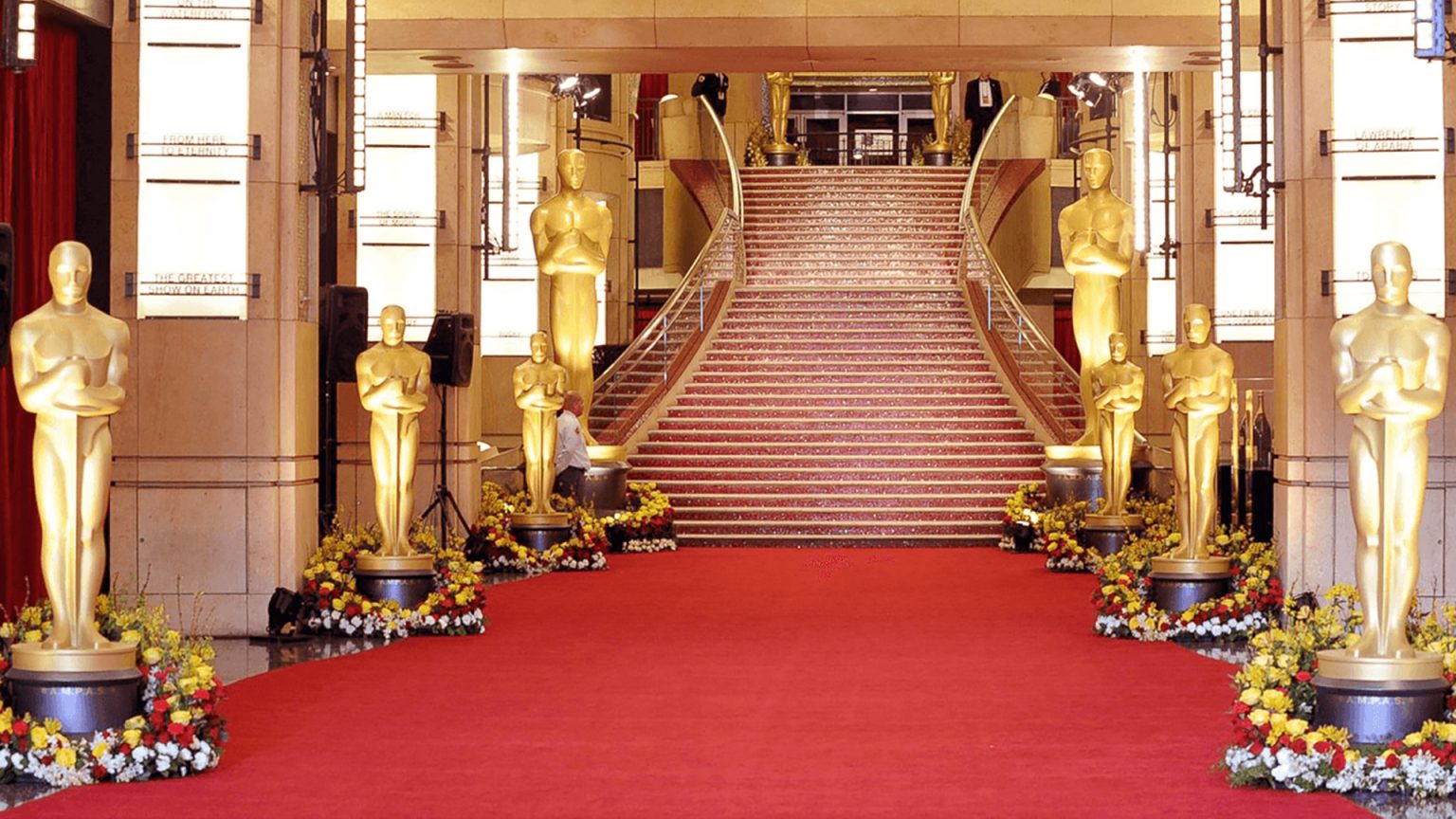 The Oscars Red Carpet Entrance Wallpaper