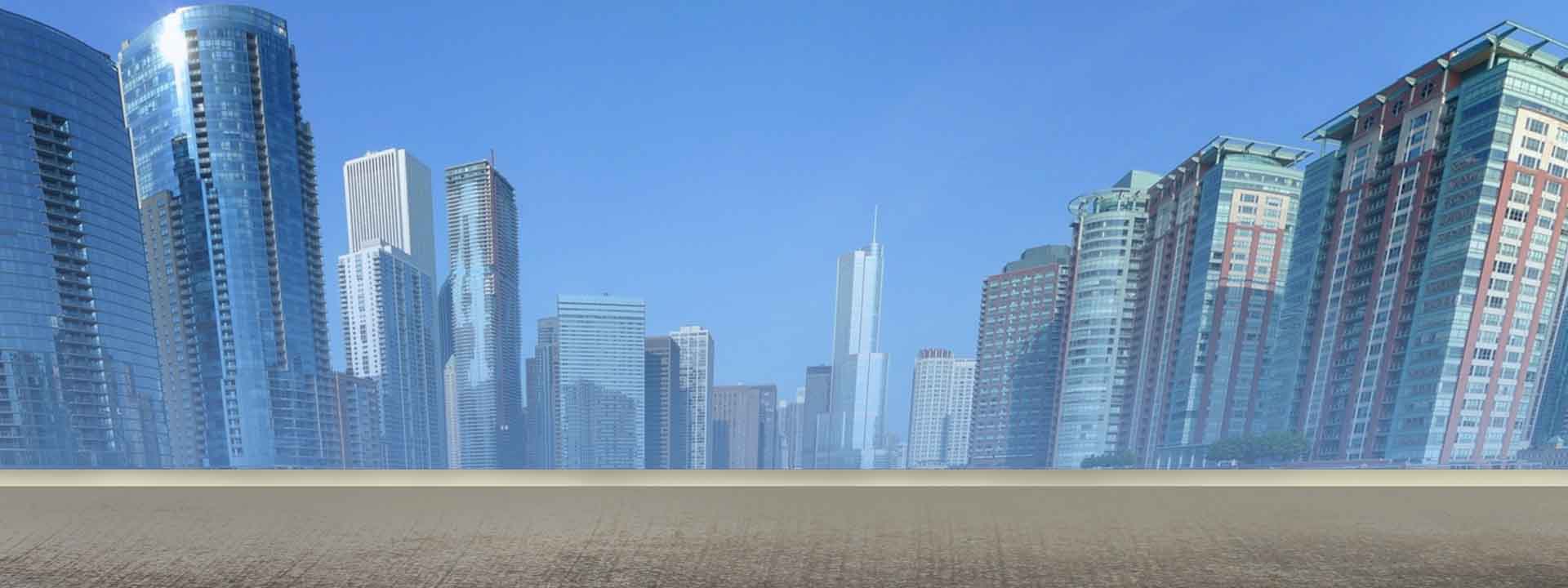 City Skyline Background Actia Corporation Usa