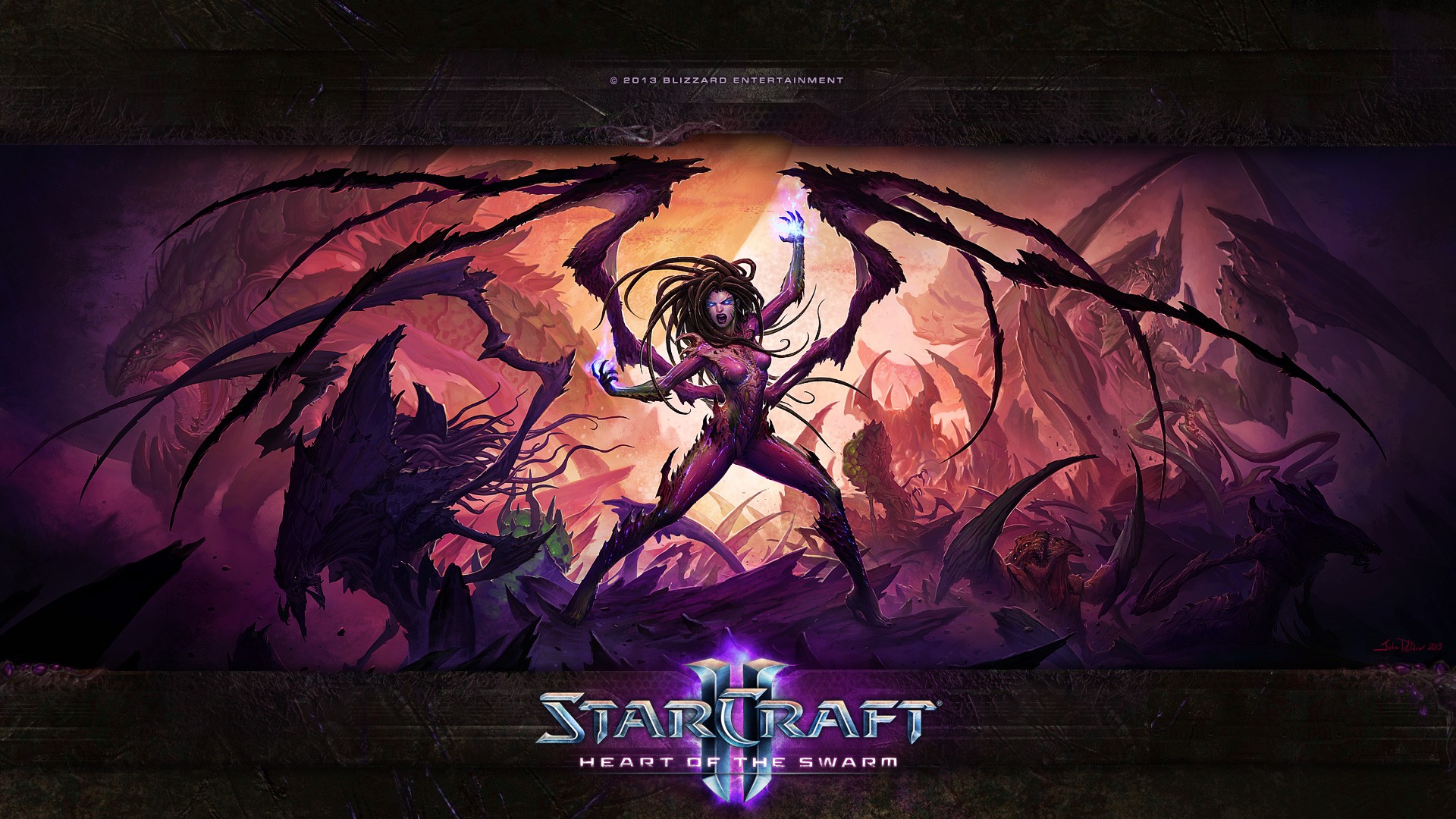 Starcraft Ii Video Games Sarah Kerrigan Wallpaper HD Desktop