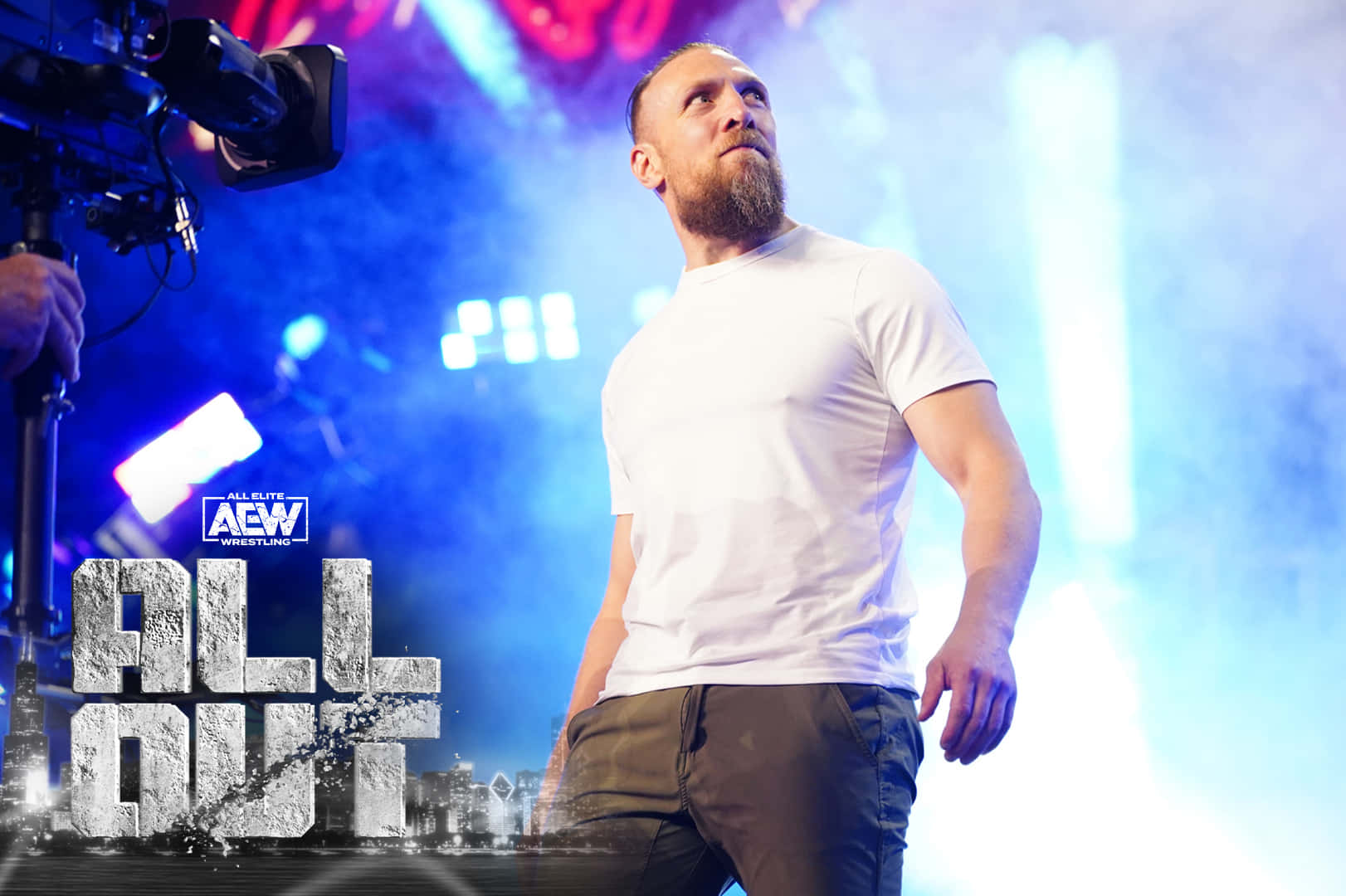 Bryan Danielson All Out Poster Design Wallpaper