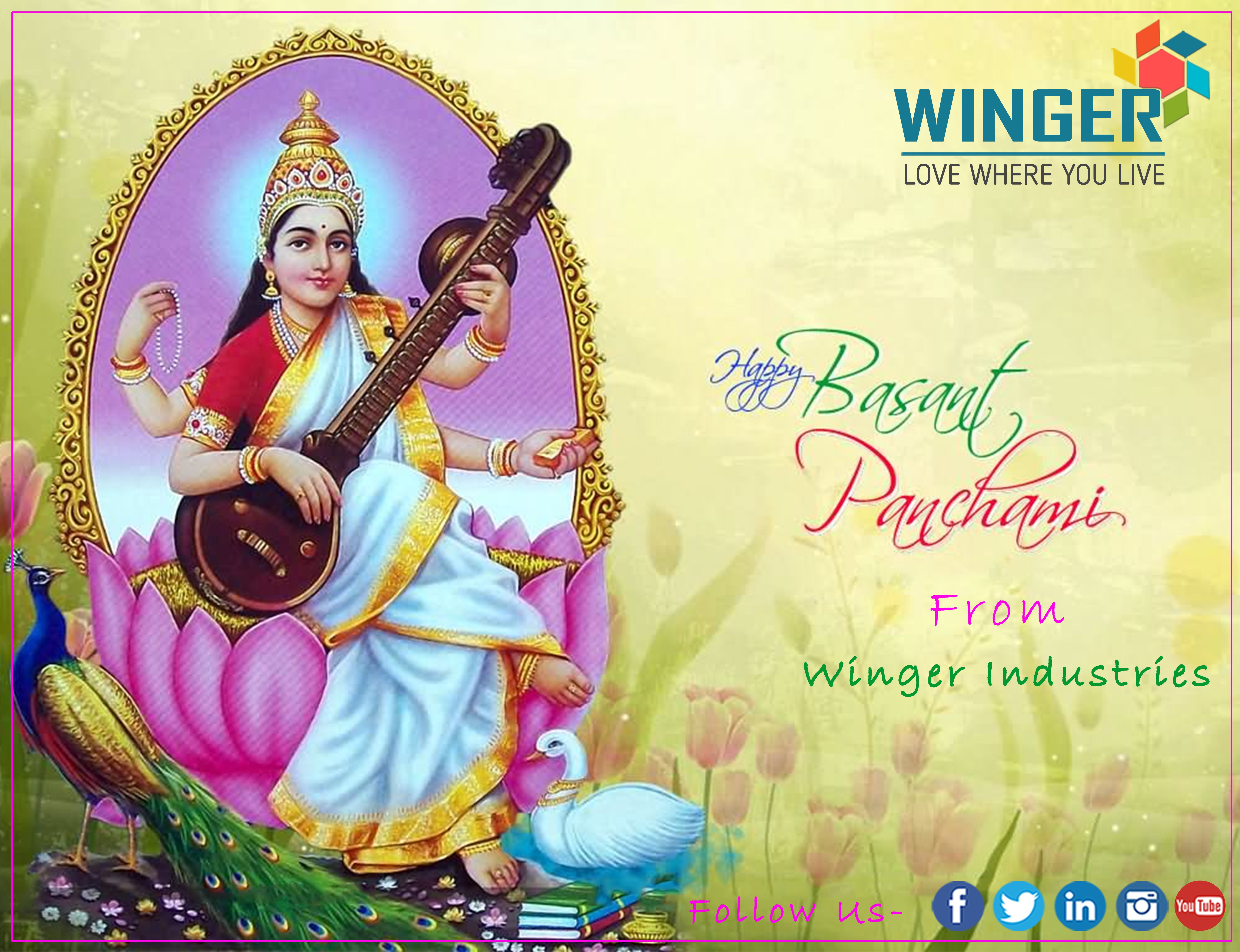 Winger Furniture Wishes You A Very Happy Basant Panchmi
