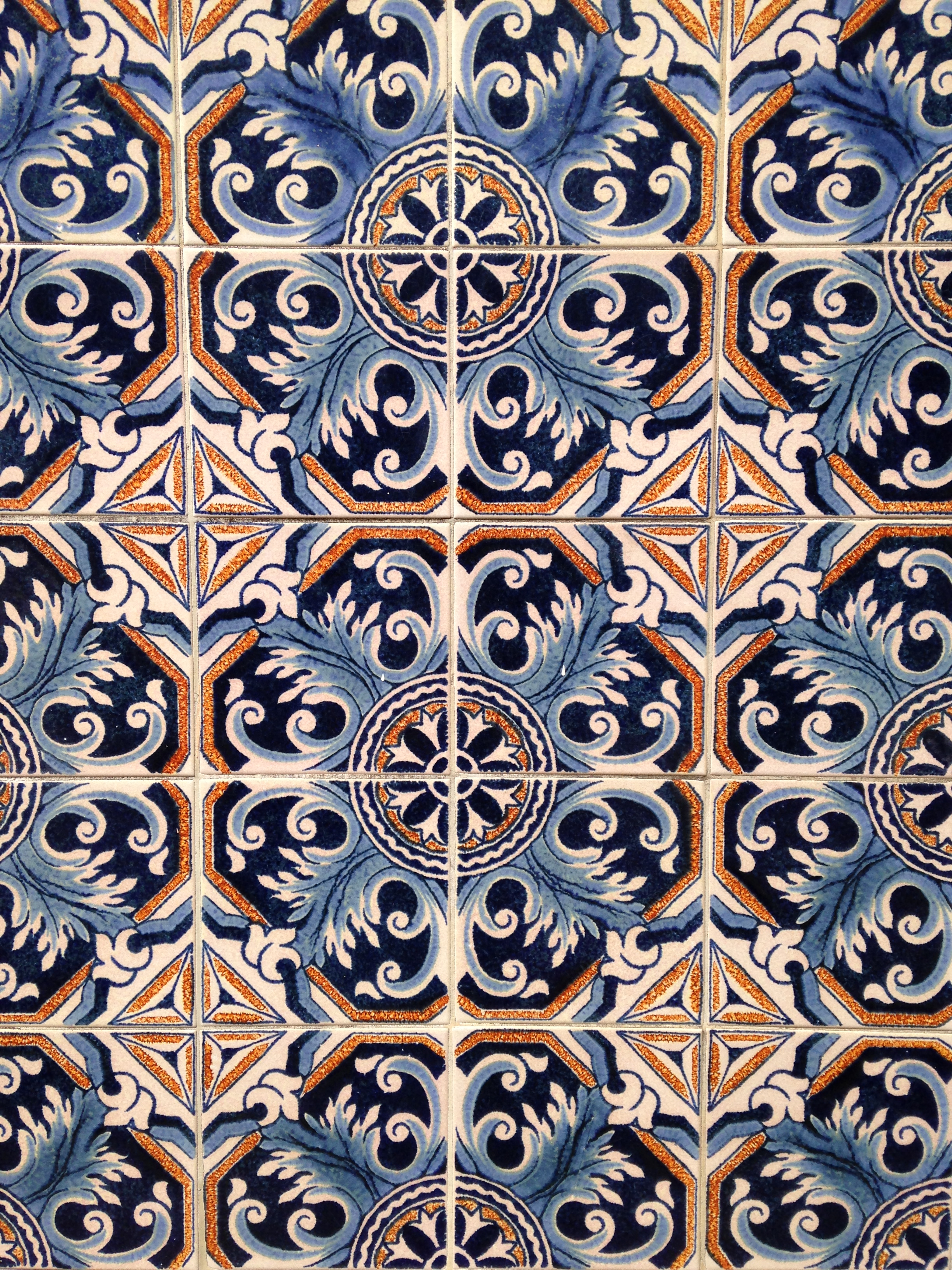 Portuguese Tiles Wallpaper For Your iPhone Kittenhood