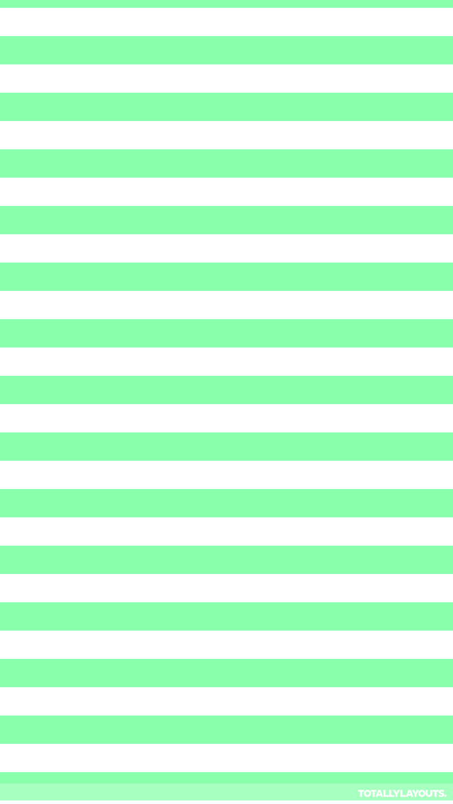 Pastel Mint Horizontal Stripes iPhone Wallpaper Stripe