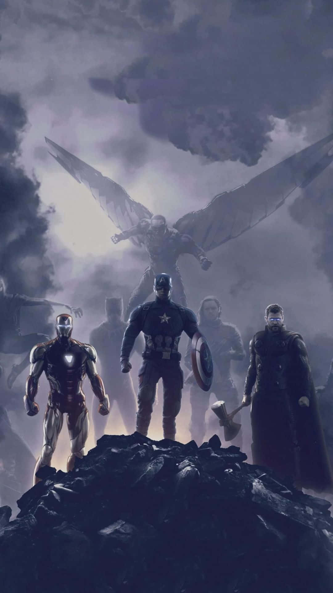 Android Marvel S Avengers Black And White Photo Of Wallpaper