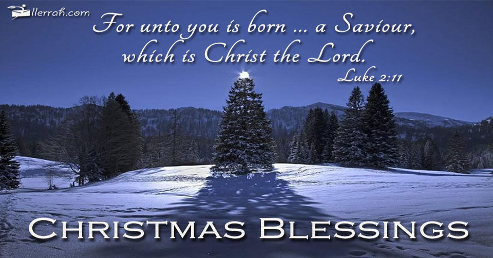 Beautiful Christmas Blessings Wallpaper And Pictures