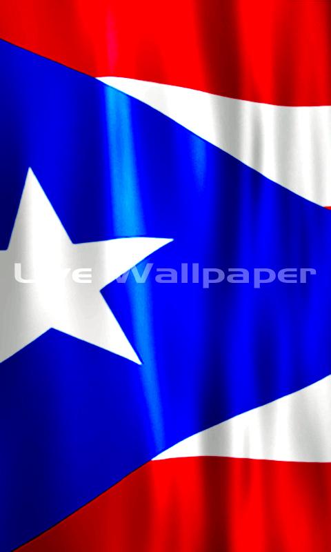 Description Live Wallpaper Puerto Rico Flag Lwp