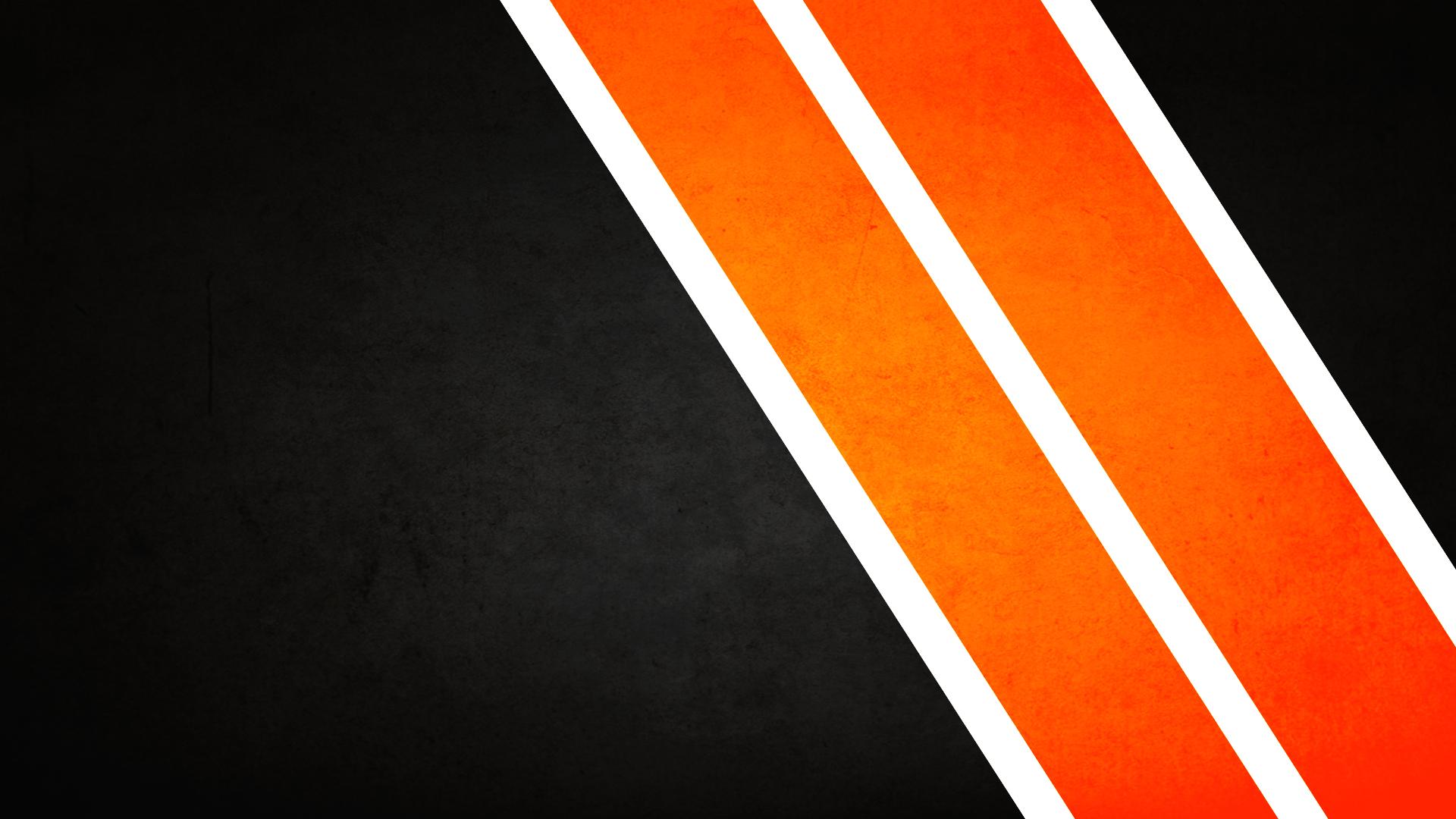 Cool Orange And Black Background For