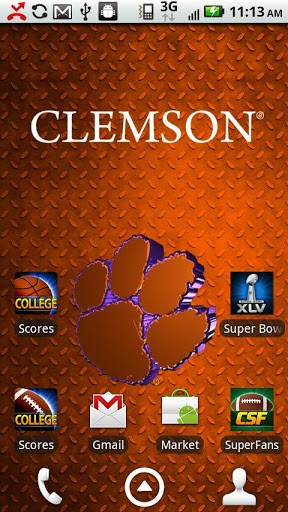 Clemson Live Wallpaper HD App For Android