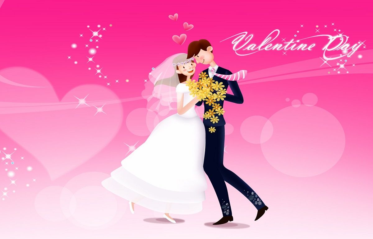 Beautiful Love Couple On Valentines Day HD Wallpaper Happy