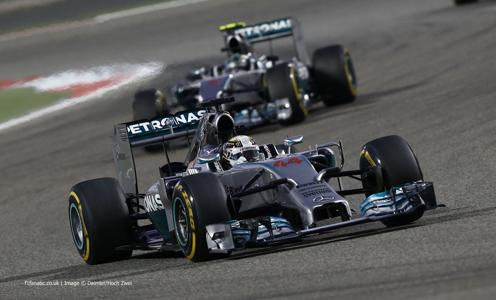 Lewis Hamilton Nico Rosberg Mercedes Bahrain