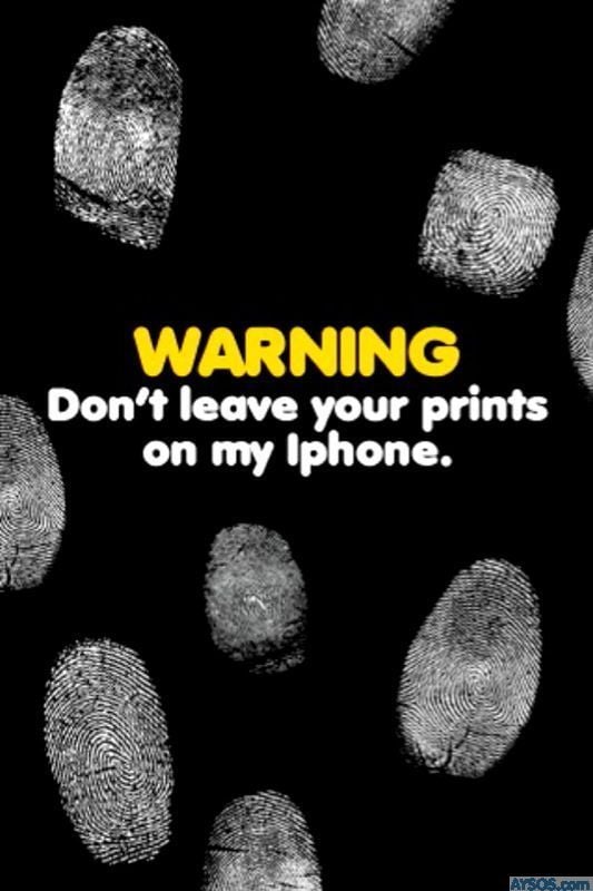 Funny iphone wallpapers background lock screens fingerprint lock