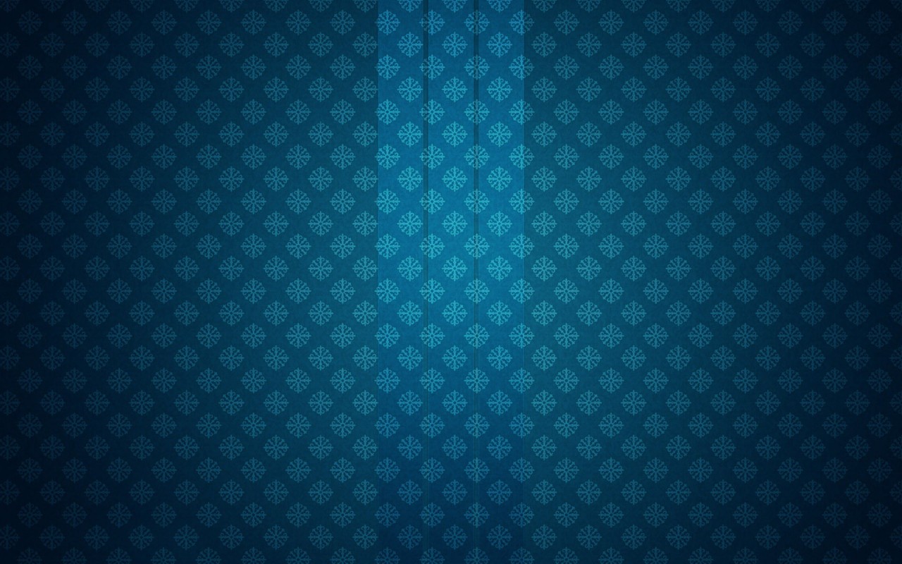 Blue Vintage Pattern Wallpaper