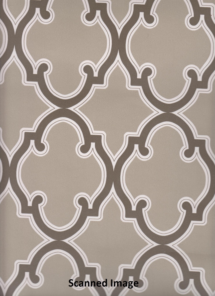 Trellis Geometric Wallpaper Brown Lattice Sidewall Taupe Background 745x1024