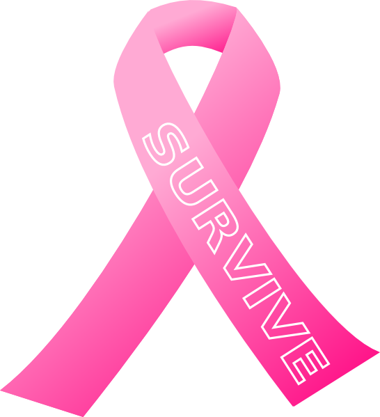 Survive Pink Ribbon Clip Art At Clker Vector Online