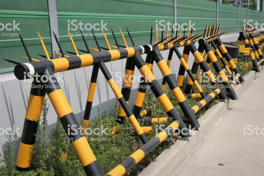 Aframe Portable Barricade Stock Photo More Pictures Of
