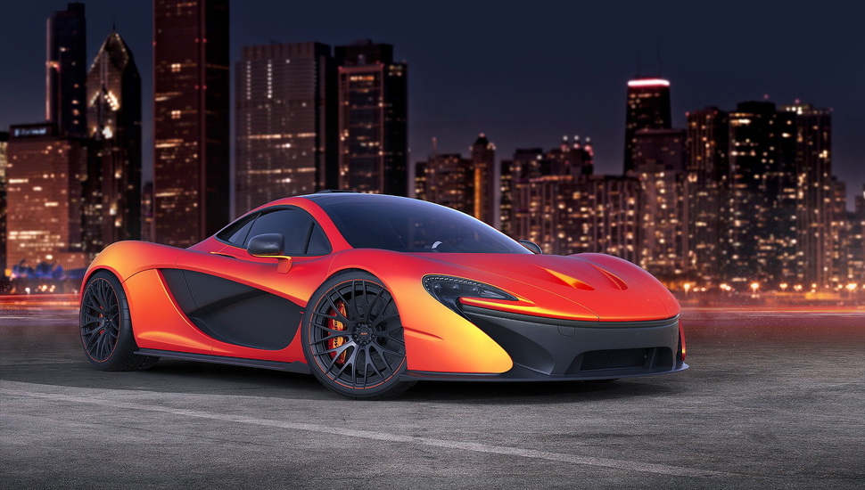 Night Mclaren The City P1 Supercar Wallpaper And