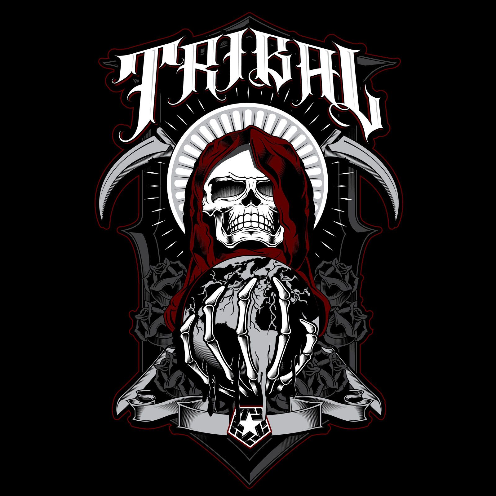 Tribal Logo Wallpaper Top Background