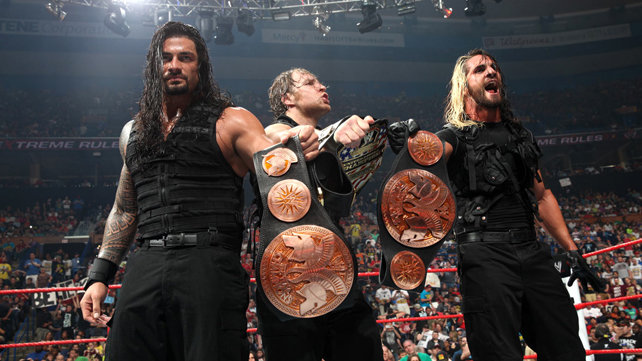 Wwe Tag Team Championships Seth Rollins Roman Reigns